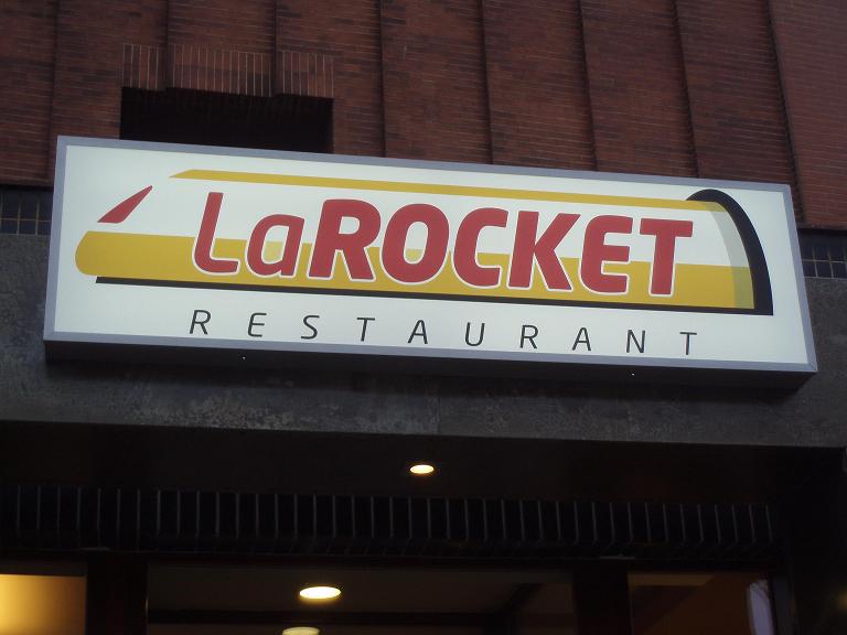 Logo nové restaurace La Rocket v Pardubicích